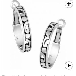 Brighton contempo small hoops, never worn